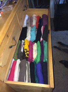The KonMari way of folding.
